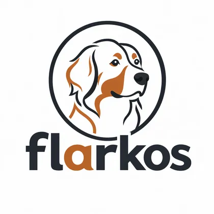 Flarkos line-art logo